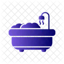 Bath Tub Shower Interior Icon
