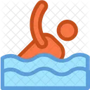 목욕 수영 수영 아이콘