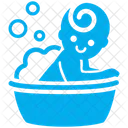 Bathing Baby  Icon