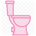 Bathroom Color Outline Icon Symbol