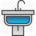 Bathroom Cleaning Faucet Icon