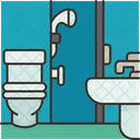 Bathroom Shower Interior Icon