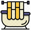 Contains Icons Related To Items In The Bathroom Icon