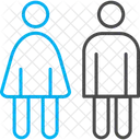 Bathroom Genders  Icon