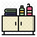 Contains Icons Related To Items In The Bathroom Icon