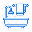 Bathroom scene  Icon