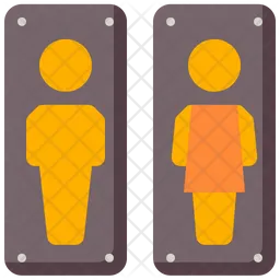 Bathroom sign  Icon