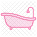 Bathtub Color Outline Icon Icon