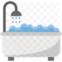 Taking Shower Bathing Cleaning Icon