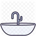 Bathtub Sanitary Ware Icon