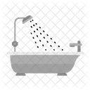 Bathtub Shower Water Icon