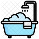 Bathtub Routine Hygiene Icon