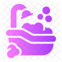 Bathtub Bath Washing Icon