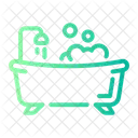 Bathtub Body Cleaning Icon