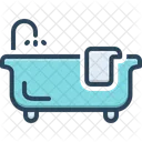 Bathtub Soaking Tub Alcove Bath Icon