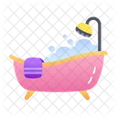 Bathtub Shower Bath Icon