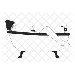 Bathtub woman  Icon