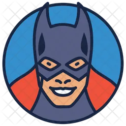 Bati-chica Emoji Icono