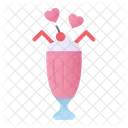 Batido Postre Helado Icono