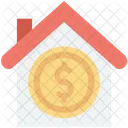 Batiment Dollar Hypotheque Icon