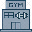 Batiment De Gym Salle De Sport Batiment Icon