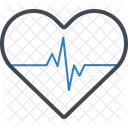 Coracao Ecg Cardiologia Ícone