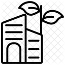 Des bâtiments écologiques  Icône