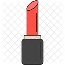 Batom Vermelho Maquiagem Labial Cosmetico Icon