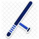 Baton Police Security Icon