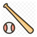 Ball Bat Baseball Icon