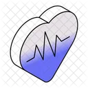 Battement De Coeur Electrocardiogramme Sante Icon