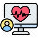 Rythme Cardiaque Biomedical Electrocardiogramme Icône