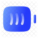 Batteria piena minimalista  Icon