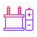 Batterie Stockage Denergie Onduleur Icône