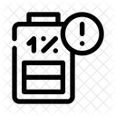 Batterie Faible Notification Icon
