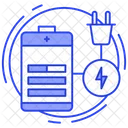 Charge de la batterie  Icône