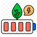 Batterie écologique  Icône