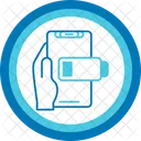 Batterie Faible Telephone Portable A La Main Batterie Icon