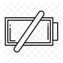 Akku leer  Symbol