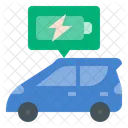 Batteriebetriebenes Elektrofahrzeug BEV Fahrzeug Symbol