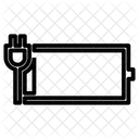 Batterie Laden Eins Symbol