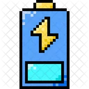 Battery Charge Pixelart Art Icon