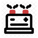 Electric Car Parts Simple Icon