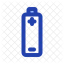 Plus Minus Electrical Component Blue Icon