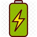 Battery Power Lightbolt Icon