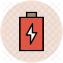 Battery Charged Bolt Icon