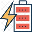 Battery Power Thunder Icon
