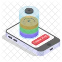 Battery Charging  Icon