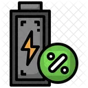 Battery Charging Percentage  Icon