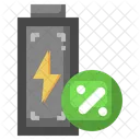 Battery Charging Percentage Charging Percentage Mobile Battery Icon